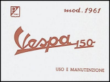 ART.LM23-Manuali uso e manutenzione  Vespa 150 (1961)